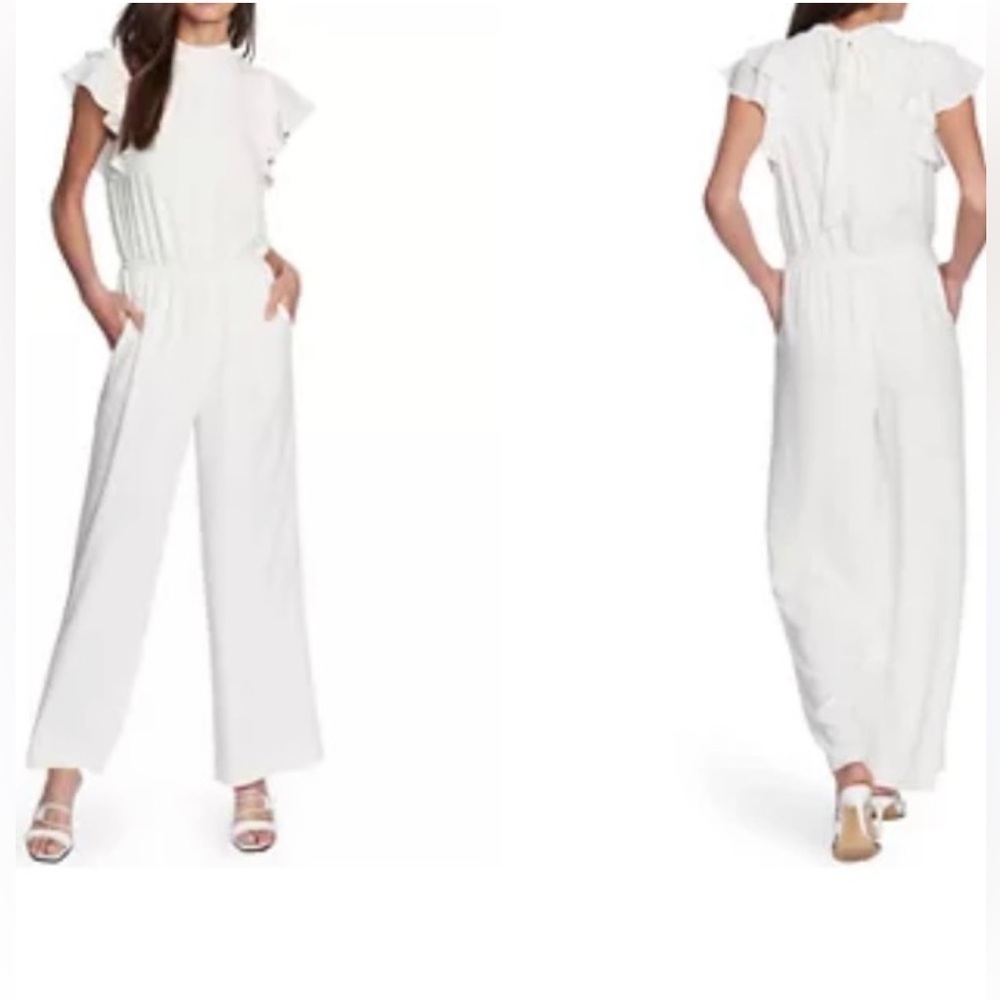 1. State Flutter Sleeve Jumpsuit - image 2